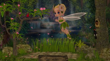 Rosa Bella's fairy world clipart