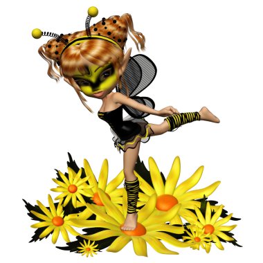 Bee Fairy 2 clipart