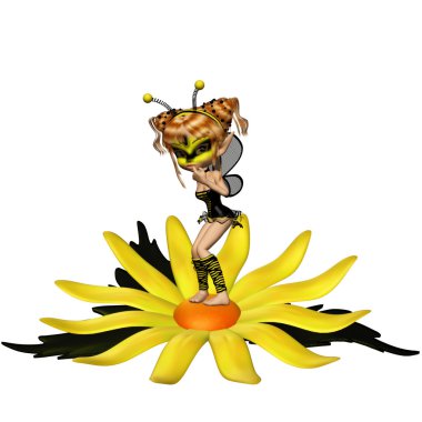 Bee Fairy 4 clipart