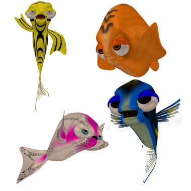 Toon fish clipart