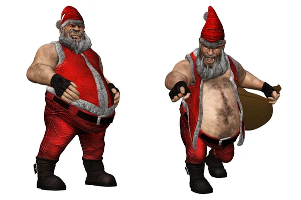 Babbo Natale cattivo — Foto Stock