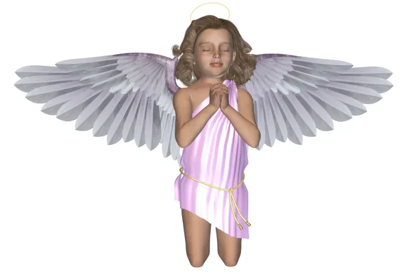 Молячись ангел 4 — стокове фото