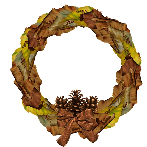 Autumn Wreath — Stock Photo, Image