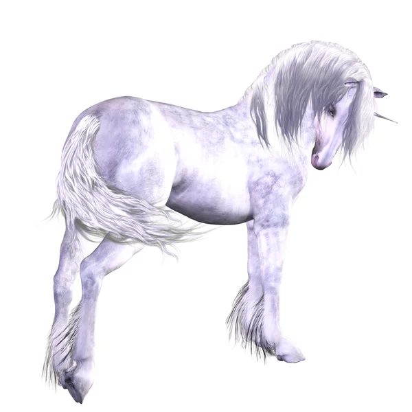Unicorno d'argento — Foto Stock