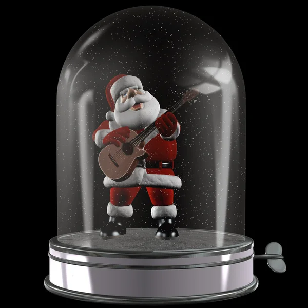 Cantando Santa — Foto de Stock