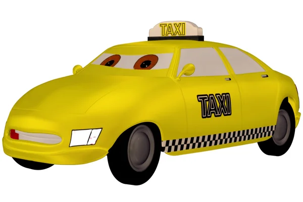 Taxi giallo — Foto Stock