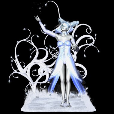 Ice princess clipart