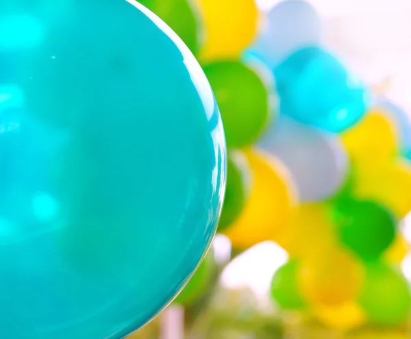 Fundo padrão de fundo balão colorido — Fotografia de Stock