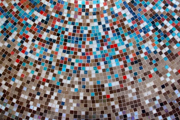 Színes kerámia üveg csempe mozaik összetétele — Stock Fotó