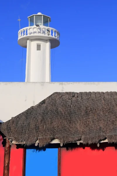 プエルト モレロス新しい灯台リビエラ ・ マヤ — ストック写真