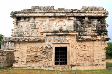 Chichen Itza nun grouping Las Monjas Mayan Mexico clipart