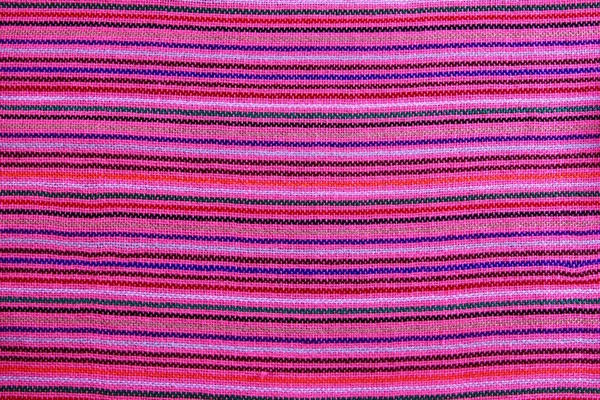 Mexican serape vibrant pink macro fabric texture — Stock Photo, Image