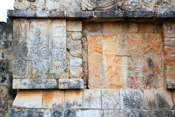 Chichen itza hieroglify Majów ruiny Meksyk — Zdjęcie stockowe