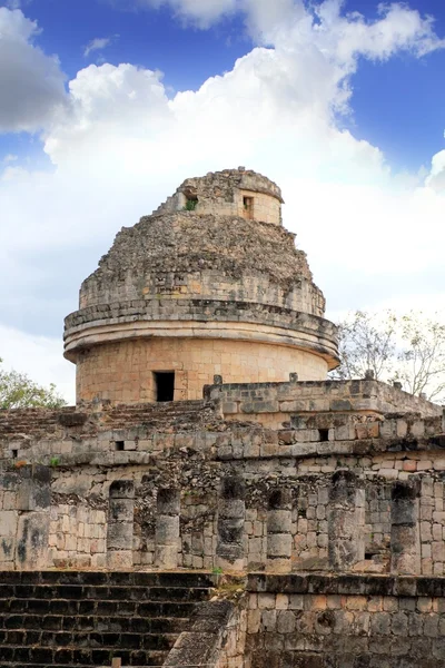 Обсерваторія Caracol майя Чичен-Іца Мексики — стокове фото