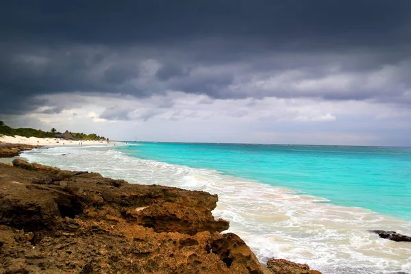Orkaan tropische storm begin Caribische zee — Stockfoto