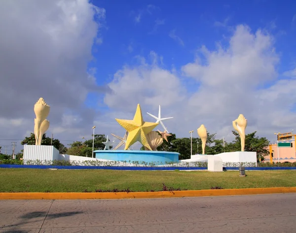 Ceviche square Cancun Landmark fountaine México — Fotografia de Stock