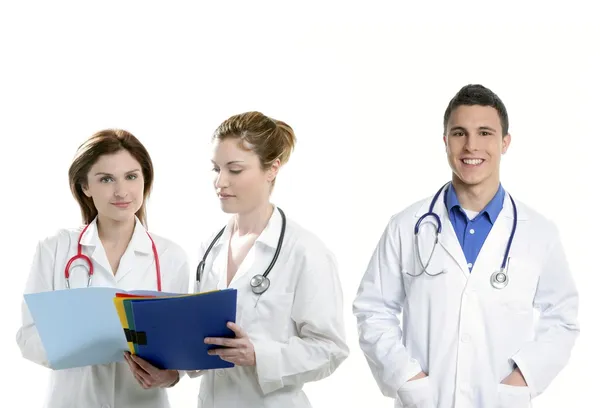 Médicos trabajo en equipo, profesional de la salud — Foto de Stock