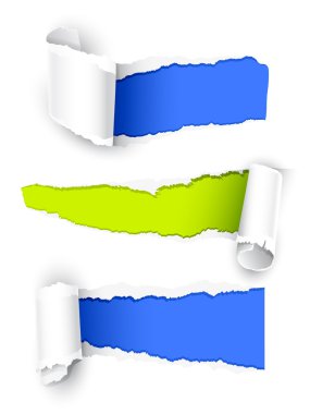 Colour papers clipart