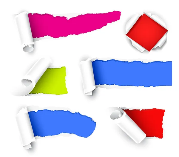 Renkli kağıt — Stok Vektör