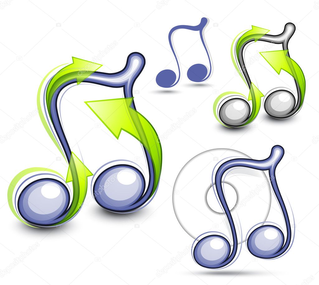 Musical note Stock Vector by ©-Baks- 5199710