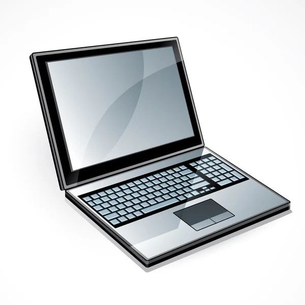 Computer portatile — Vettoriale Stock