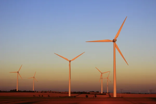 Rüzgar enerji santralleri — Stok fotoğraf