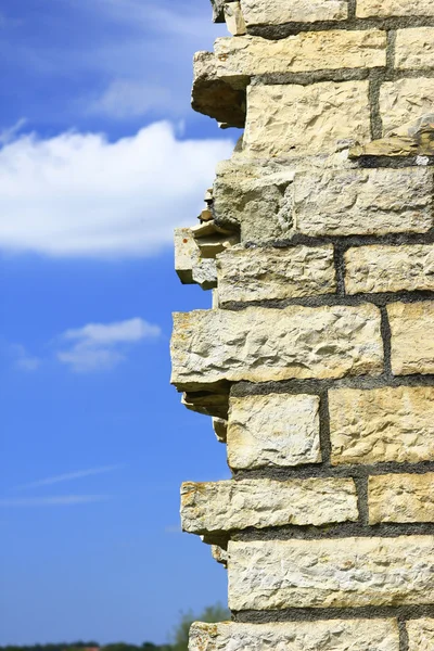 stock image Wall and blue sky