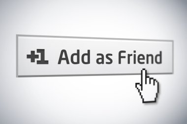 Add as Friend button 2 clipart