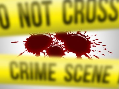 Crime scene clipart