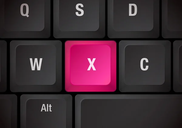 Клавиатура X — стоковое фото