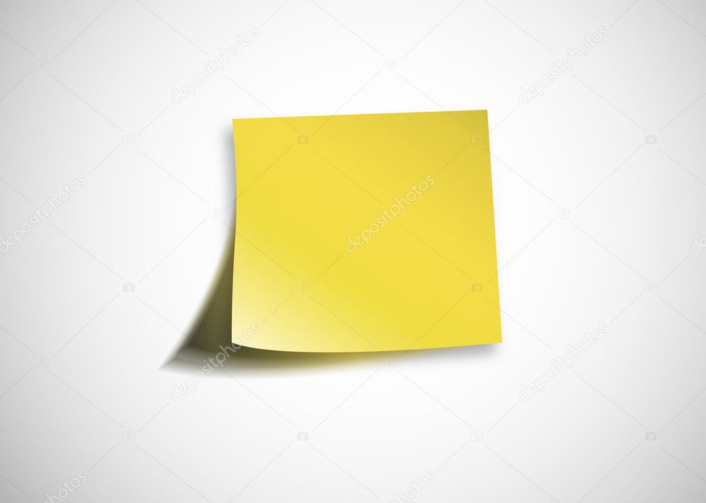 Virgin yellow post-it