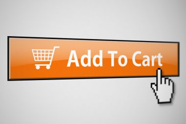 Add to cart button clipart