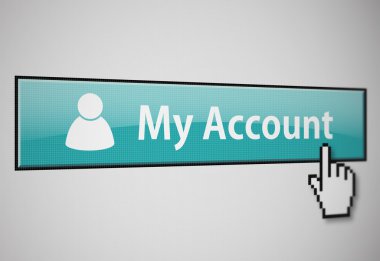 My account button clipart