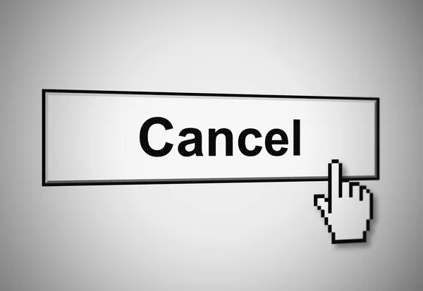 Cancel button — Stock Photo, Image