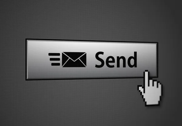 Send button — Stock Photo, Image