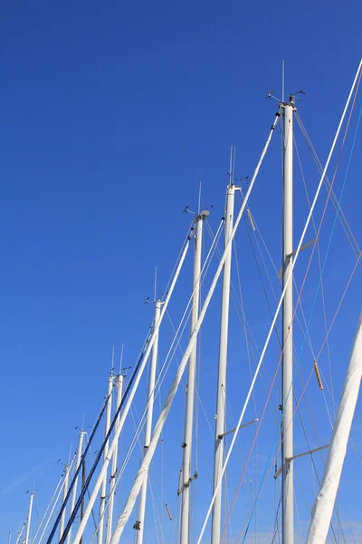 stock image Alignment of masts