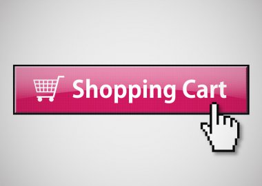 Shopping Cart button clipart