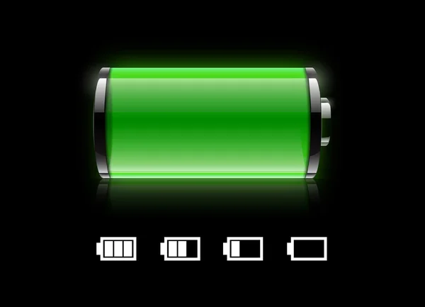 Batterij vol — Stockvector