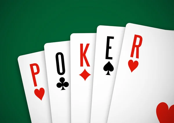 Poker kaarten — Stockvector