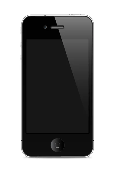 Teléfono móvil con pantalla similar al iphone — Vector de stock