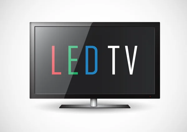 Led Tv — Stockvektor