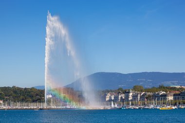 Geneva water fountain clipart