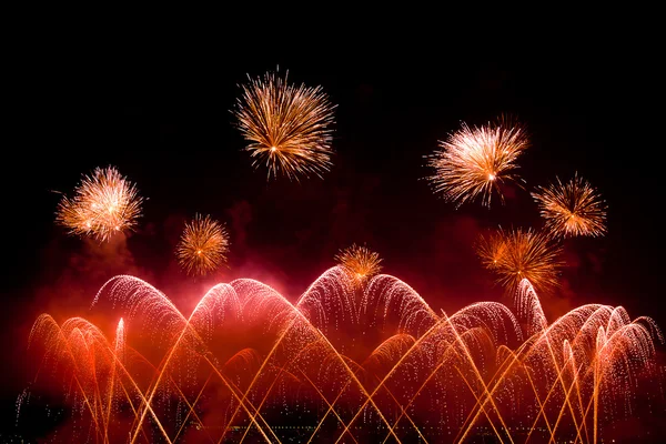 Schweiz - Genf Feuerwerk — Stockfoto