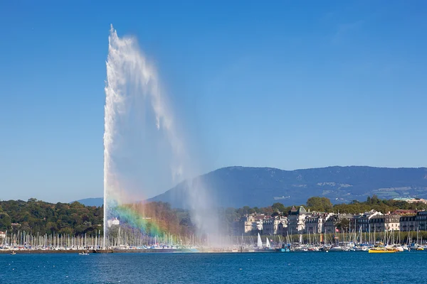 Fontaine d'eau de Genève — Photo