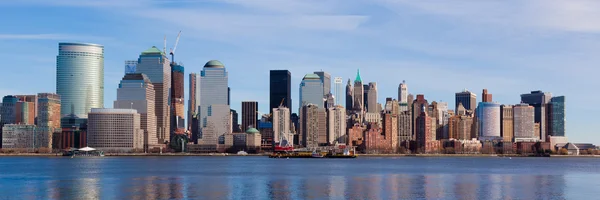 Нью-Йорк - панорамный вид на Манхэттен — стоковое фото