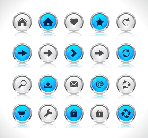 Buttons for web — Stock Vector