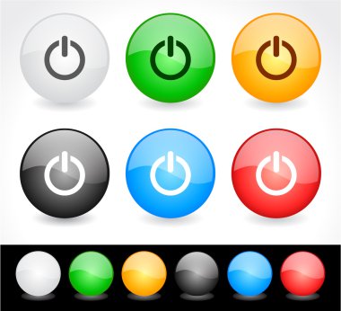 Buttons for web. Vector. clipart