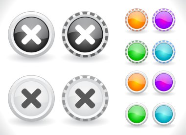 Buttons for web. Vector. clipart