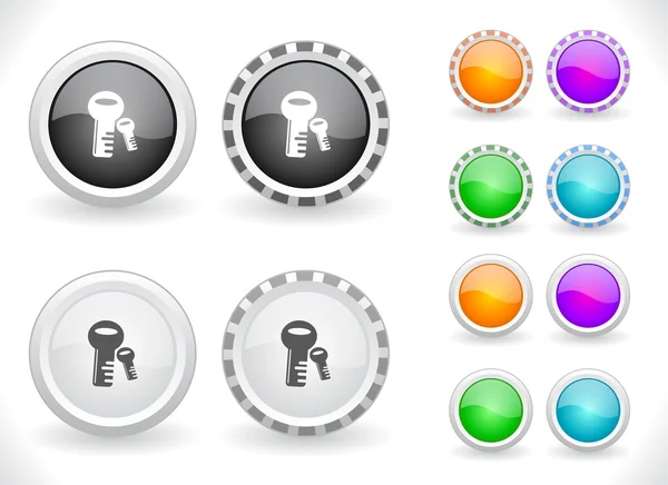 stock vector Buttons for web. Vector.