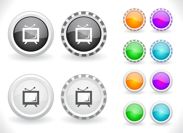 Buttons for web. Vector. — Stock Vector